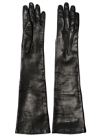 DOLCE & GABBANA - GUANTI LUNGHI IN NAPPA - NERO