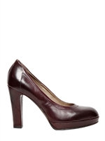 ALBERTO FERMANI - 100MM NAPPA LEATHER PUMPS - BURGUNDY