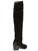 ALBERTO FERMANI - 60MM SUEDE TALL BOOTS - BLACK