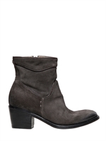 ALBERTO FERMANI - 60MM SUEDE ANKLE BOOTS - GREY