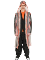 Y-3 - RAIN COAT W/ NEON GROSGRAIN PIPING - ORANGE NEON