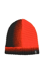Y-3 - WOOL BLEND TRICOT HAT - BLACK/ORANGE