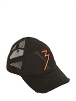 Y-3 - VINTAGE DETAIL COTTON CANVAS CAP - BLACK
