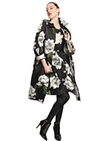 LANVIN - TECHNO SILK BROCADE COAT - MULTI