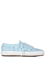 SUPERGA PER THE BLONDE SALAD - 20MM SNEAKERS AUS BAUMWOLLSPITZE - HELLBLAU