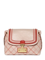 MARC JACOBS - THE LARGE SINGLE QUILTED LEATHER BAG - BLUSH