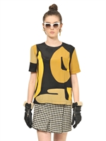 MARNI - TOP IN POPELINE DI COTONE E TWILL DI VISCOSA - MULTICOLORE
