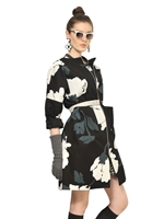 MARNI - PRINTED COTTON GABARDINE COAT - MULTI