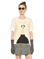 MARNI - ROMINA QUIROS PRINTED T-SHIRT - WHITE