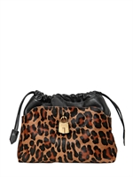 BURBERRY PRORSUM - SMALL LEOPARD PRINTED PONYSKIN BAG - LEOPARD