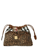 BURBERRY PRORSUM - SMALL STUDDED LEOPARD PRINT PONYSKIN BAG - MULTI