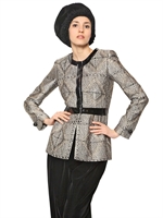 GIORGIO ARMANI - TECHNO CADY JACKET - GREY
