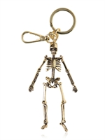 ALEXANDER MCQUEEN - METAL SKELETON KEY HOLDER - GOLD