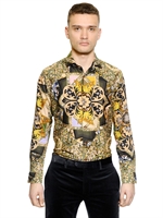 ETRO - FOULARD PRINTED COTTON POPLIN SHIRT - MULTI