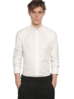 MCQ ALEXANDER MCQUEEN - COTTON POPLIN HARNESS SHIRT - WHITE