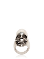 SAINT LAURENT - SKULL RING - SILVER