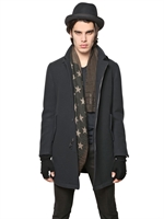 JOHN VARVATOS - MANTEL AUS WOLL/KASCHMIRMISCHUNG - BLAU