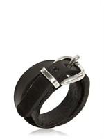 ANN DEMEULEMEESTER - NAPPA & SILVER WRAP RING - SILVER
