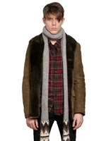 SAINT LAURENT - SHEARLINGMANTEL - MILIARY GREEN
