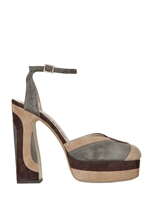ROCHAS - 130MM SUEDE PUMPS - MULTICOLOR