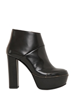 MARNI - 120MM BRUSHED CALF LOW BOOTS - BLACK