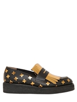 MARNI - 40MM CALF FRINGED BICOLOR - BLACK/GOLD