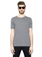 VALENTINO - STUDDED COTTON JERSEY T-SHIRT - GREY