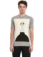 MARNI - ROMINA QUIRÒS FOR MARNI PRINTED T-SHIRT - GREY
