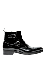 A.TESTONI - SOFT BRUSHED LEATHER LOW BOOTS - BLACK