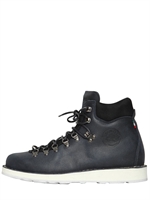 DIEMME - ROCCIA VET LEATHER & SUEDE BOOTS - NAVY