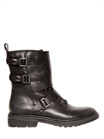 BELLE BY SIGERSON MORRISON - 30MM CALFSKIN AMPHIBIOUS BOOTS - BLACK