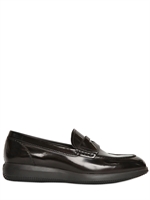 HOGAN - 20MM DRESSX BRUSHED LEATHER LOAFERS - BLACK