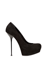 GIANMARCO LORENZI - 140MM WILDLEDERPUMPS MIT STILETTOABSATZ - SCHWARZ
