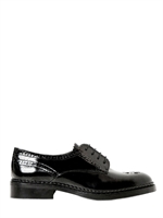 MELLOW YELLOW - PATENT LEATHER DERBY SHOES - BLACK