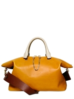 CHLOE' - MEDIUM BAYLEE TWO FACE LEATHER BAG - MULTI BROWN