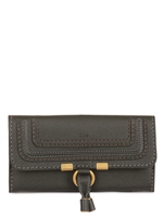CHLOE' - LEATHER MARCIE CONTINENTAL WALLET - BLACK