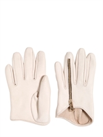 DSQUARED - GUANTI IN NAPPA - BIANCO