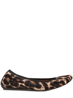 LANVIN - 10MM LEOPARD PRINT PONYSKIN BALLET FLATS - LEOPARD