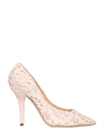 DOLCE & GABBANA - 60MM LACE NET PUMPS - LIGHT PINK