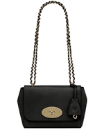MULBERRY - LILY SOFT GRAINED LEATHER BAG - BLACK