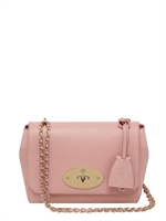 MULBERRY - LILY GLOSSY LEATHER SHOULDER BAG - BLUSH