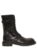 ANN DEMEULEMEESTER - LEATHER BOOTS - BLACK