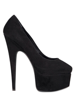 GIUSEPPE ZANOTTI - 170MM SUEDE PUMPS - BLACK
