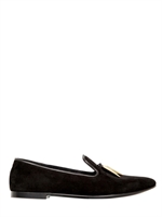 GIUSEPPE ZANOTTI - 10MM SUEDE LOAFERS - BLACK