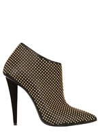 GIUSEPPE ZANOTTI - 110MM STUDDED CALFSKIN POINTED BOOTS - BLACK