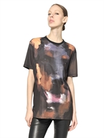 GIVENCHY - DOBERMAN PRINTED JERSEY T-SHIRT - BLACK