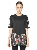 GIVENCHY - PRINTED COTTON JERSEY T-SHIRT - BLACK