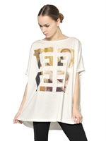 GIVENCHY - PRINTED COTTON JERSEY T-SHIRT - WHITE