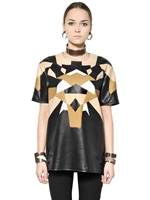 GIVENCHY - TOP IN NAPPA PATCHWORK - MULTICOLORE