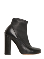 CHLOE' - 110MM STRETCH NAPPA ANKLE BOOTS - BLACK